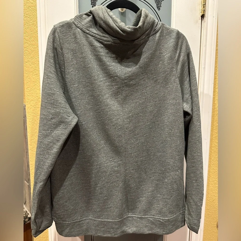 The North Face Gray Sweater with Cowl Neck size XL